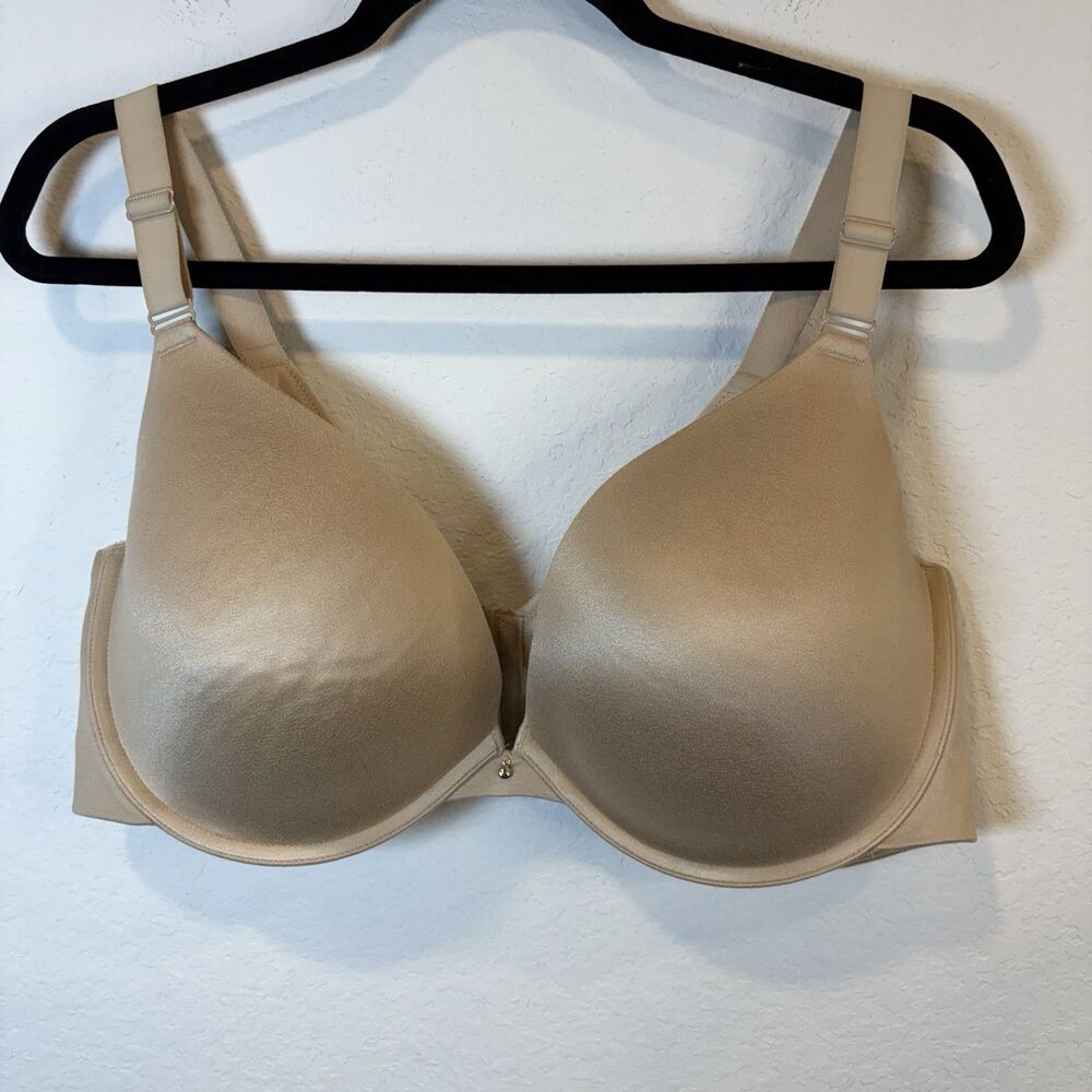 Cacique Women’s Boost Plunge Underwire Bra Nude Beige 46D